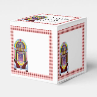 Para Regalos Caja de Favor de Boda Vintage Jukebox de los años