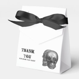 Para Regalos Caja de Favor de Calaveras Góticas