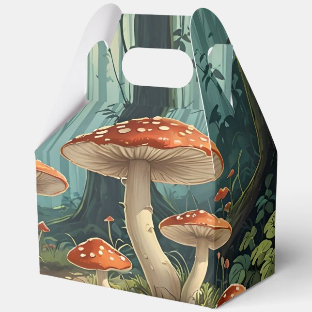 Para Regalos Caja de Favor de Champiñones (Anverso)