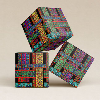 Para Regalos Caja de Favor de Cuadrado de Vidrio Pintado de Cat