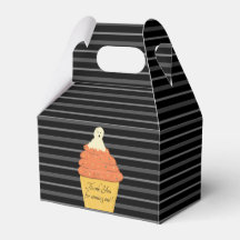 Caja de Favor de Cumpleaños de Cupcake Fantasma Ra