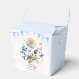 Para Regalos Caja de Favor de Cumpleaños de Ocean Friends