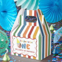Caja de Favor de Cumpleaños de Sombrero Divertido 
