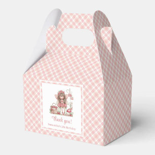 Para Regalos Caja de Favor de Cumpleaños Floral Rubor de Niña H
