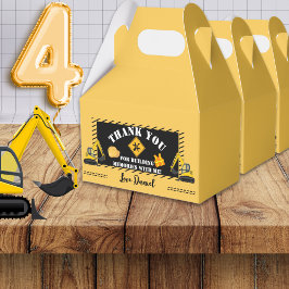 Para Regalos Caja de Favor de Cumpleaños Temática de Construcci