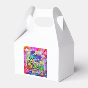 Para Regalos Caja de Favor de Cumpleaños Vista Express