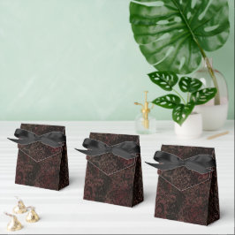 Para Regalos Caja de Favor de Damasco Oscuro