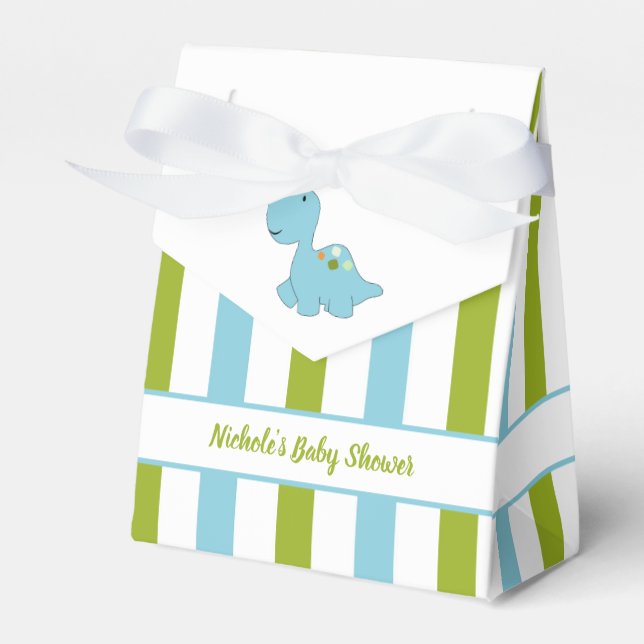 Para Regalos Caja de Favor de Dinosaurio (Front Side)