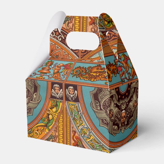 Para Regalos Caja de Favor de Dragones y Gárgolas (Front Side)