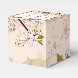 Para Regalos Caja de Favor de Ducha Bridal Primaria de Cerezo B