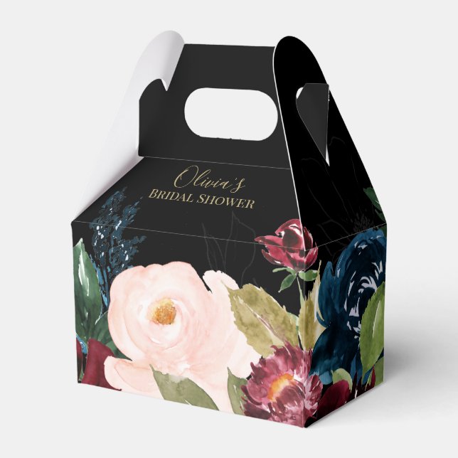 Para Regalos Caja de Favor de Ducha de Boda (Front Side)