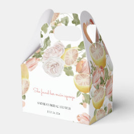 Para Regalos Caja de Favor de Ducha de Novia | Cítrico | Floral