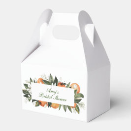 Para Regalos Caja de Favor de Estilo Gable Squeeze Main Naranja