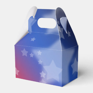 Para Regalos Caja de Favor de Estrellas Patrióticas