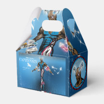 Caja de Favor de Fiesta con Tema Capricornio