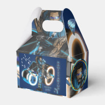 Caja de Favor de Fiesta con Tema de Sagitario