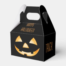 Caja de Favor de Fiesta de Halloween - ¿Truco o Tr