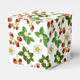 Para Regalos Caja de Favor de Flores de Fruta de Fresa
