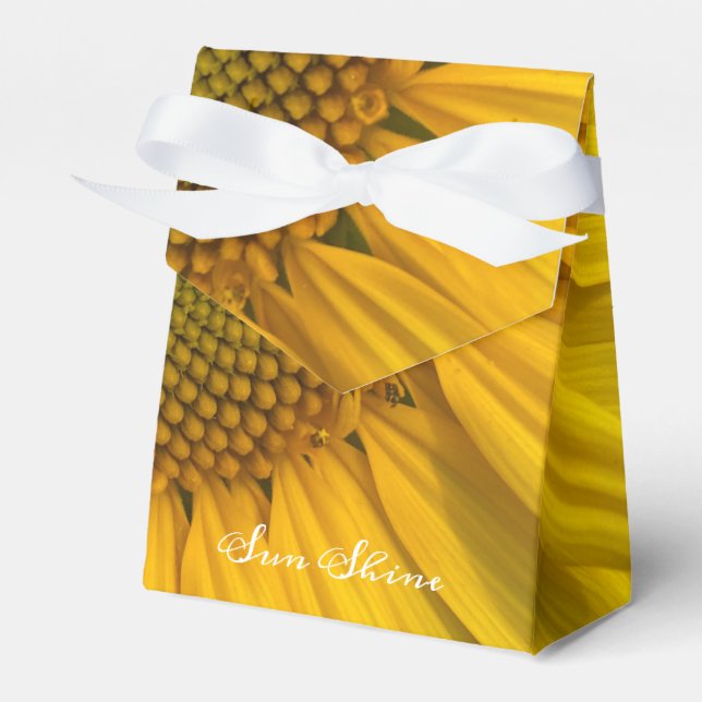 PARA REGALOS CAJA DE FAVOR DE FOTO DE SUNFLOWLOWSUNSHINE (Front Side)