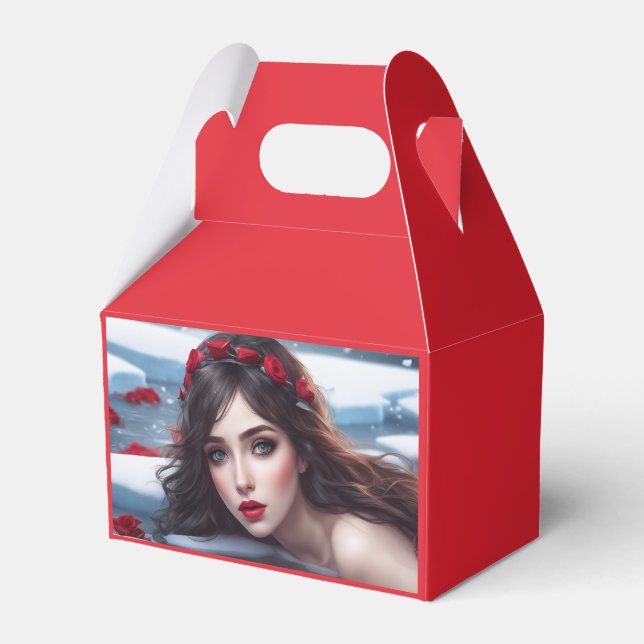 Para Regalos Caja de favor de gable (Front Side)