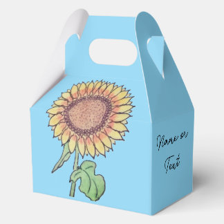 Para Regalos Caja de Favor de Girasol