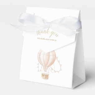 Para Regalos Caja de Favor de Globos de Aire Caliente Blanqueci