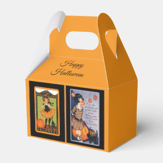 Para Regalos Caja de Favor de Halloween, Halloween Vintage