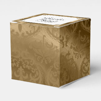 Para Regalos Caja de Favor de la Boda de la Seda de Damasco de