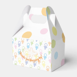 Para Regalos Caja de Favor de la Bunny Gable de Baby Shower