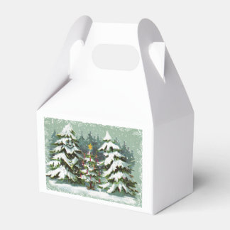 Para Regalos Caja de Favor de la Familia de Árboles de Navidad