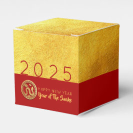 Para Regalos Caja de Favor de la Fiesta 2025 de Red Gold Snake