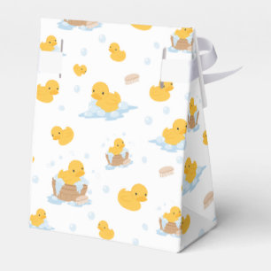 Para Regalos Caja de Favor de la Fiesta de Baño de Pato Amarill