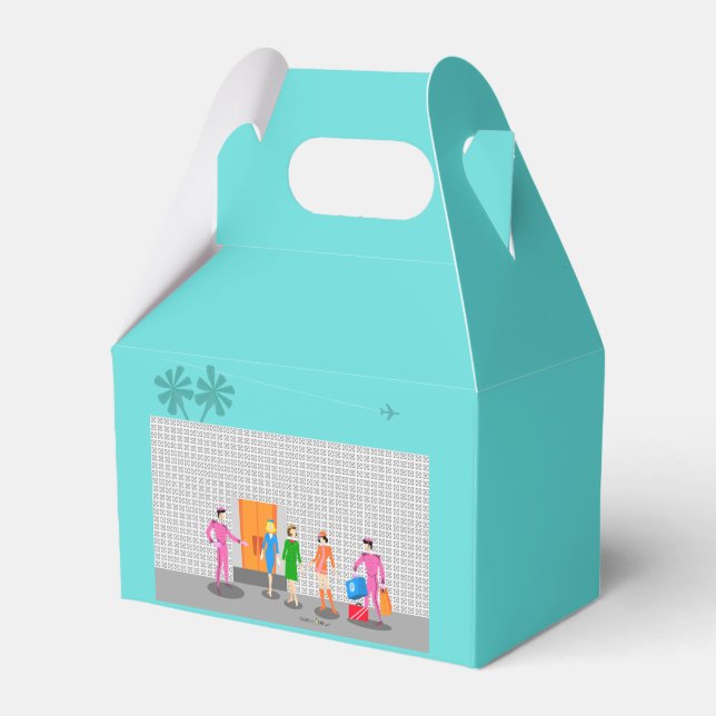 Para Regalos Caja de Favor de la Fiesta de las Palm Springs Ató (Front Side)