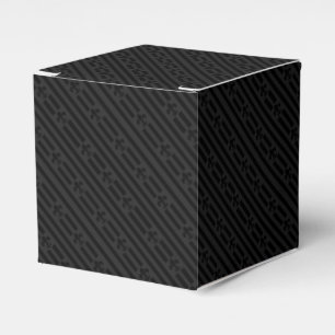 Para Regalos Caja de Favor de la Flor de Terciopelo Negro