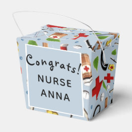 Para Regalos Caja de Favor de la Parte de Graduación de Enferme