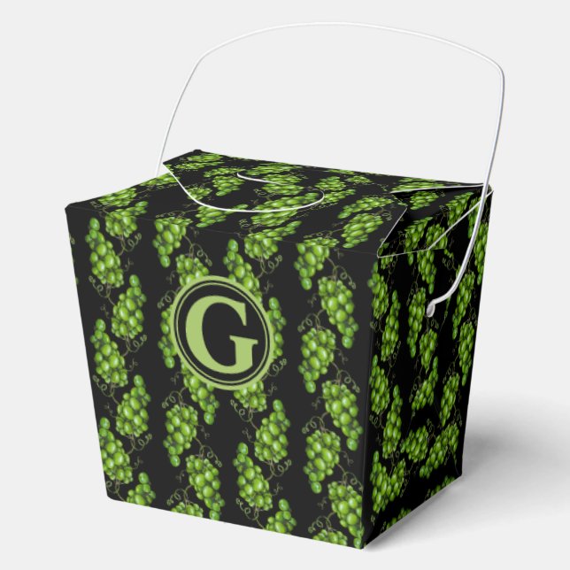 Para Regalos Caja de Favor de la Uva Verde (Anverso)