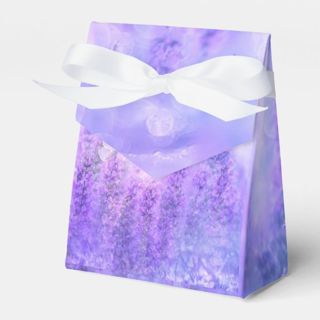 Para Regalos Caja de Favor de Lavanda (Front Side)