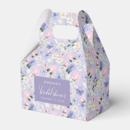 Para Regalos Caja de Favor de Mariposa Morada