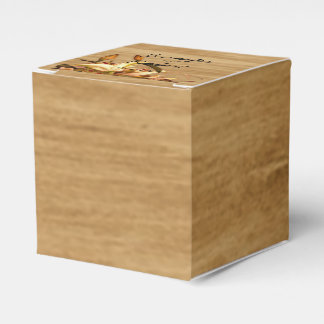 Para Regalos Caja de Favor de Matrimonio Rústica de Lily