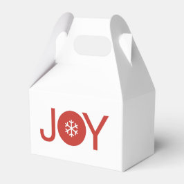 Para Regalos Caja de Favor de Navidad de Alegría