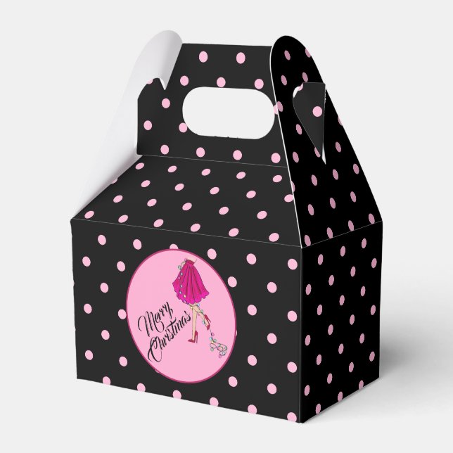 Para Regalos Caja de Favor de Navidades De Flirty (Front Side)