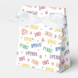 Para Regalos Caja de Favor de Orgullo Arcoíris de Amor en Mucho