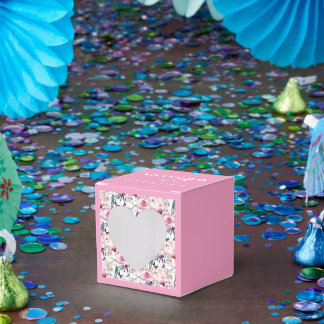 Para Regalos Caja de Favor de Regalo de Baby Shower de Floral R