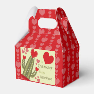 Para Regalos Caja de Favor de San Valentín Corazones Rosados y
