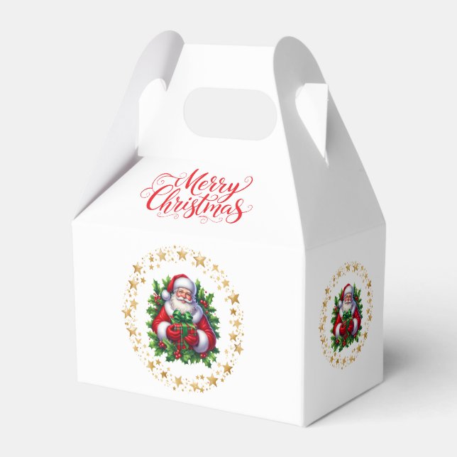 Para Regalos Caja de Favor de Santa (Front Side)
