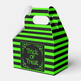 Para Regalos Caja de Favor de Truco o Trato Verde Moco