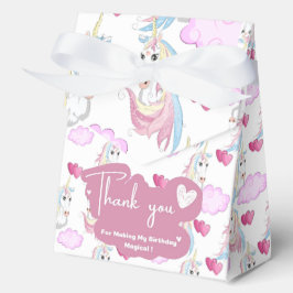 Para Regalos Caja de Favor de Unicornio