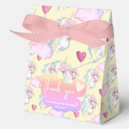Para Regalos Caja de Favor de Unicornio