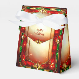 Para Regalos Caja de Favor de Vacaciones con Patrón de Vidrio P