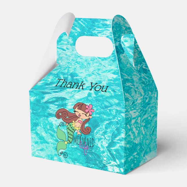 Para Regalos Caja de Favor de Vida de Sirena (Front Side)